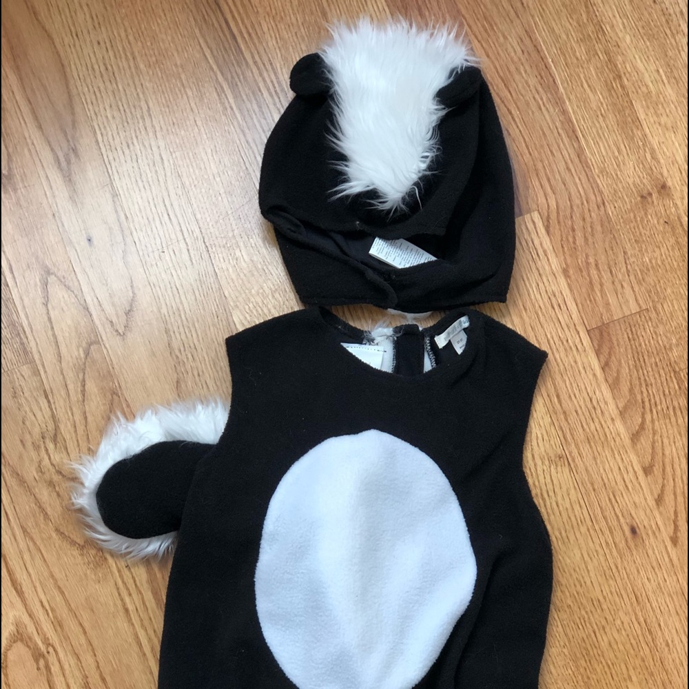 Pottery Barn Kids Toddler Skunk Halloween Costume